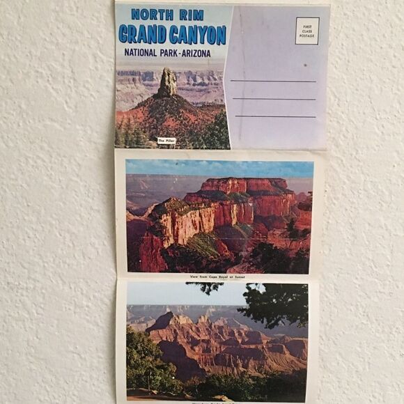 Vintage 1960s Grand Canyon double sided postcards - Picture 3 of 5